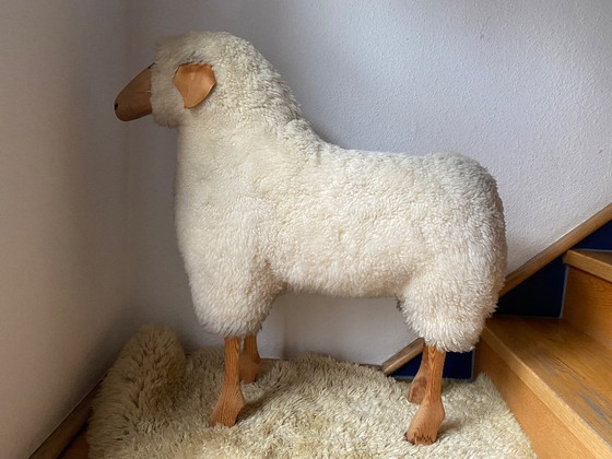 Image 1 of 3x sgabello vintage a forma di pecora Hanns Peter Krafft