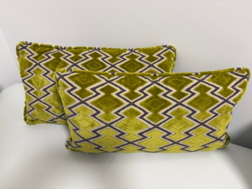 Exclusive Decorative Pillows with Geometric Pattern in a Set