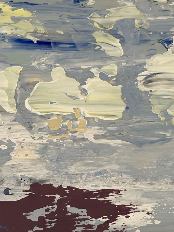 Image 1 of Wild Horses – semi-abstract seascape | expressive impressionism | 60x60 cm