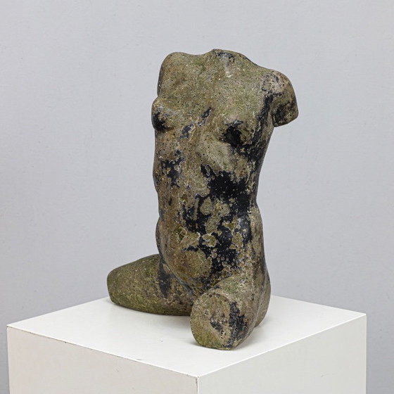 Image 1 of Concrete Female Torso Sculpture by Francine Govers, Netherlands, 1990s