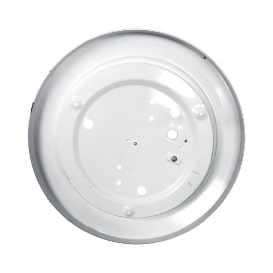 1980s Bahag Round Ceiling Light Made of Glass and Metal (photo 9 of 10)