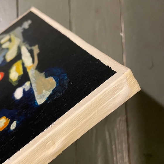 Image 1 of Villes nocturnes, série de peintures à l'huile 30 x 40 cm