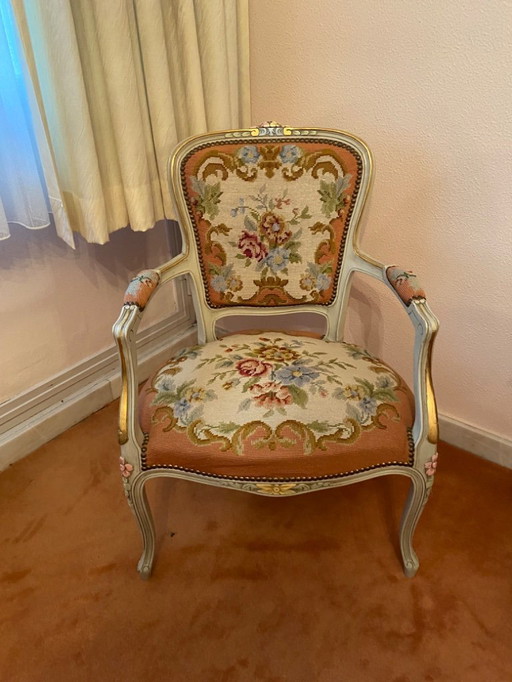 Ensemble de 2 fauteuils Gobelins