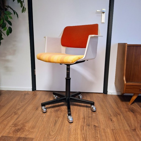 Image 1 of Sedia da ufficio vintage Gispen modello 2712 con rivestimento originale