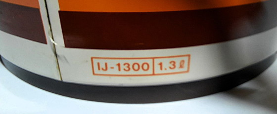 Image 1 of Vintage 1970s Himalaya Ice Jar – Retro Orange Stripes Ice Bucket with Tongs – Mid-Century Bar Essential