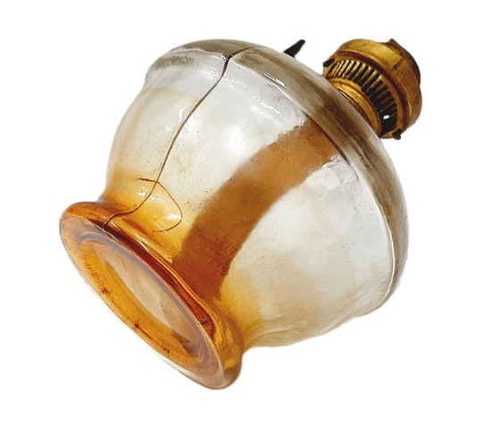 Image 1 of Lampada a olio in vetro antica