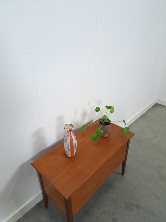 Image 1 of Coffre à jouets en teck danois, coffre de rangement