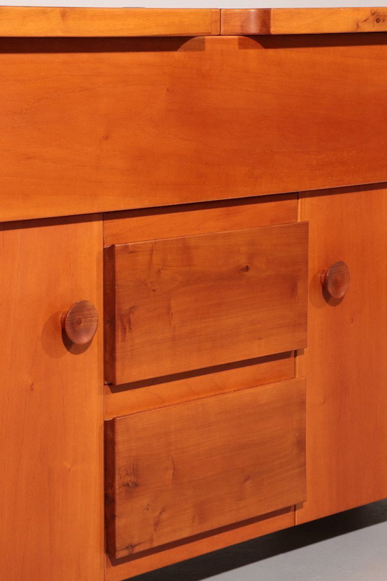 Image 1 of Torbecchia Sideboard in Walnut by Giovanni Michelucci for Poltronova, 1964