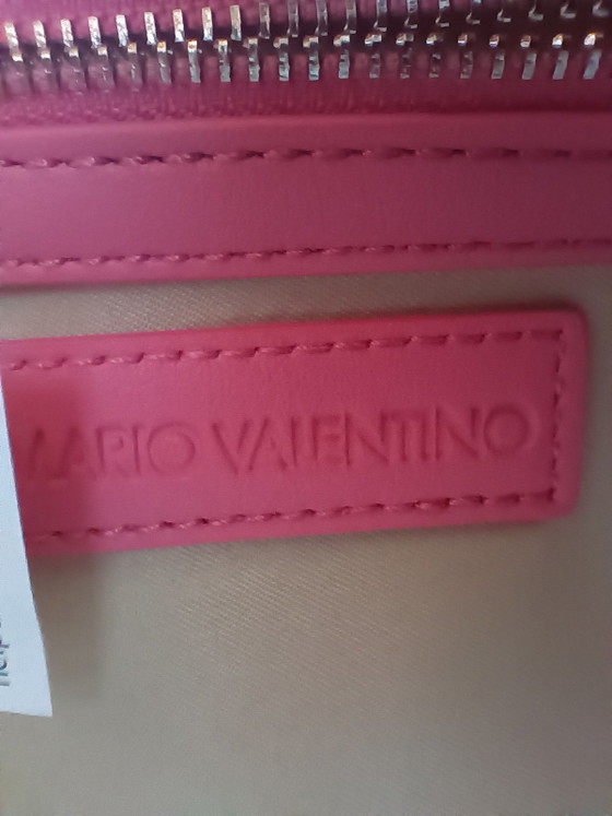 Valentino Pink and Beige Shoulder Bag – Mario Valentino, Crossbody bags, Canvas, Polyester (photo 7 of 9)