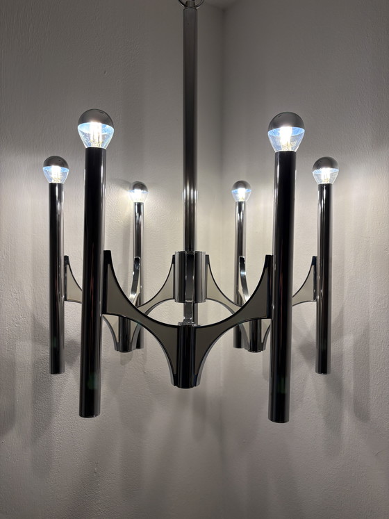Image 1 of Sciolari Orbit chandelier (vintage)