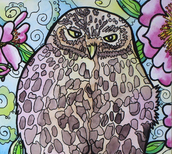 Image 1 of Ensemble joyeux de jeunes hiboux - Erica Muizer