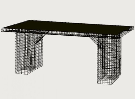 Scandinavian design table by Kalager Design