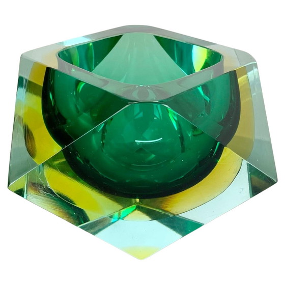 Sculptural submerged glass ashtray by Gianfranco Mandruzzato Murano 1970 – Table accessories (photo 3 of 21)
