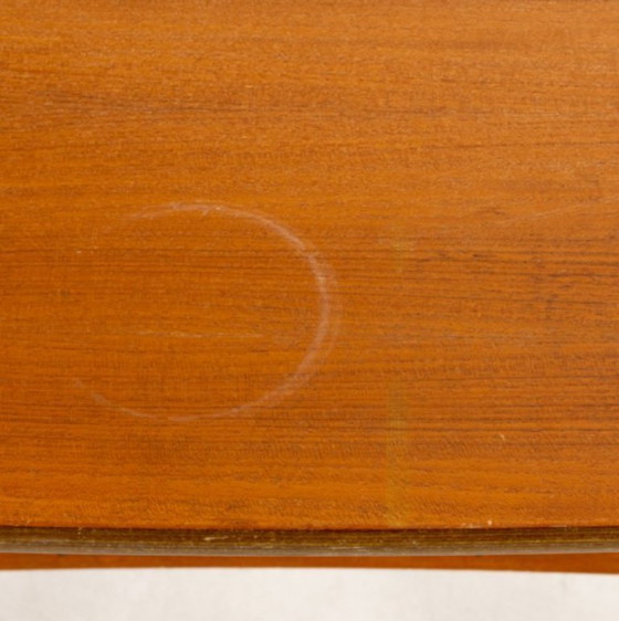 Image 1 of Skandinavischer Couchtisch aus Teakholz mit doppelter Tischplatte, 1950/60er Jahre