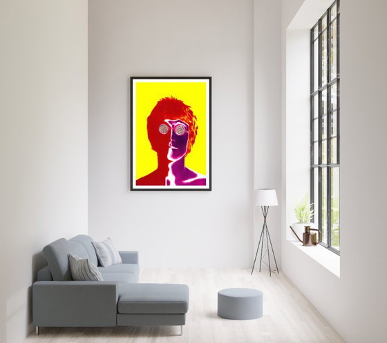 Image 1 of John Lennon - The Beatles - foto van R. Avedon voor 'Look Magazine' 1967 - Poster 70x100 cm