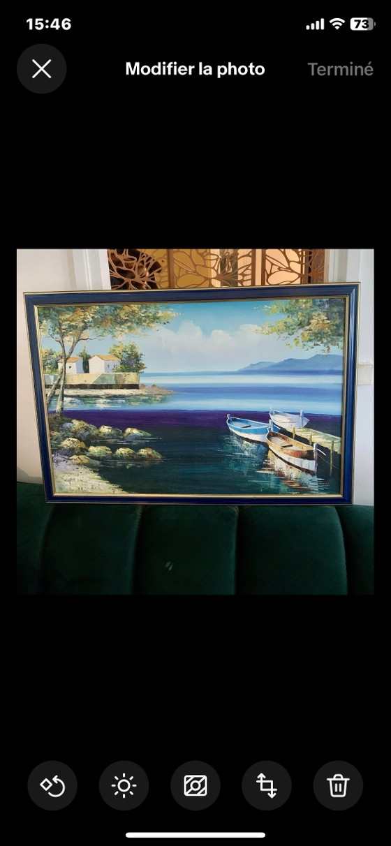 Digue de Carry Le Rouet - Y. Deric (1964-2017) – Paintings & Drawings, Wood, Canvas (photo 11 of 23)