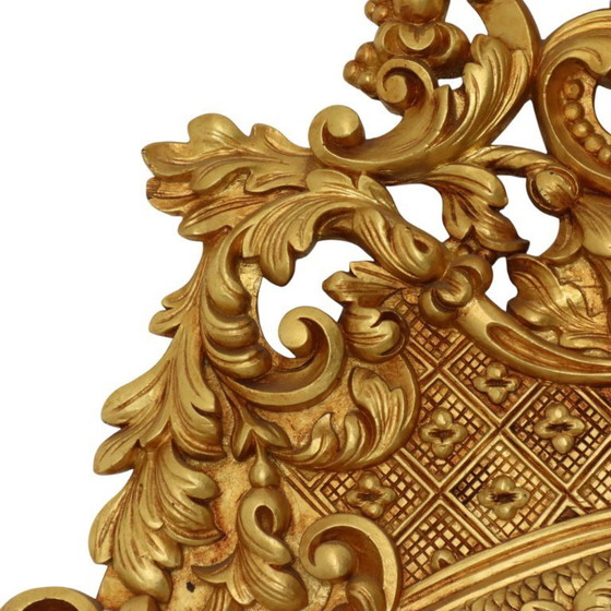Image 1 of Grote Houten Spiegel Rococo Stijl 124cm