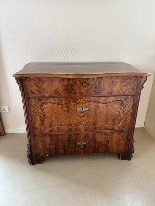 Mahoniehouten ladekast