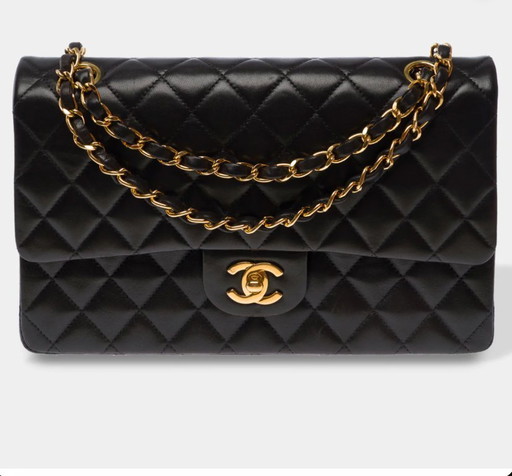 Sac CHANEL Timeless/Classique en Cuir Noir - 103573