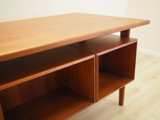 Image 1 of Scrivania in teak, design danese, anni '70, designer: Kai Kristiansen