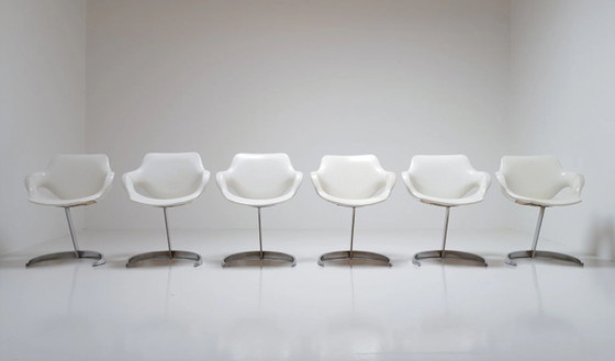 Euro International Steel Dining set, Belgium, 1970s – Metal (photo 4 of 9)