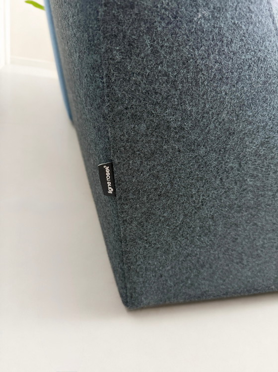 Image 1 of Ligne Roset Confluences Bank Luik Blauw