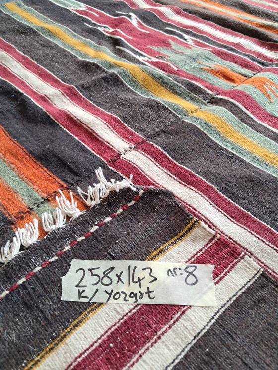 Image 1 of Kilim turco tessuto a mano 258x143 cm