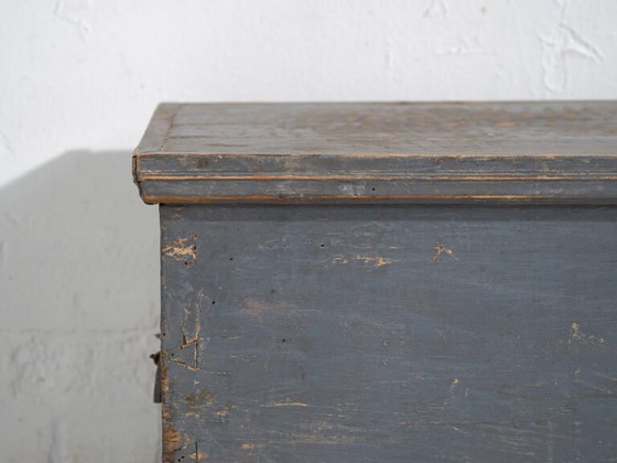 Piccolo baule blu antico (c.1920) #35 – Armadi contenitori, Rustic (photo 19 of 28)