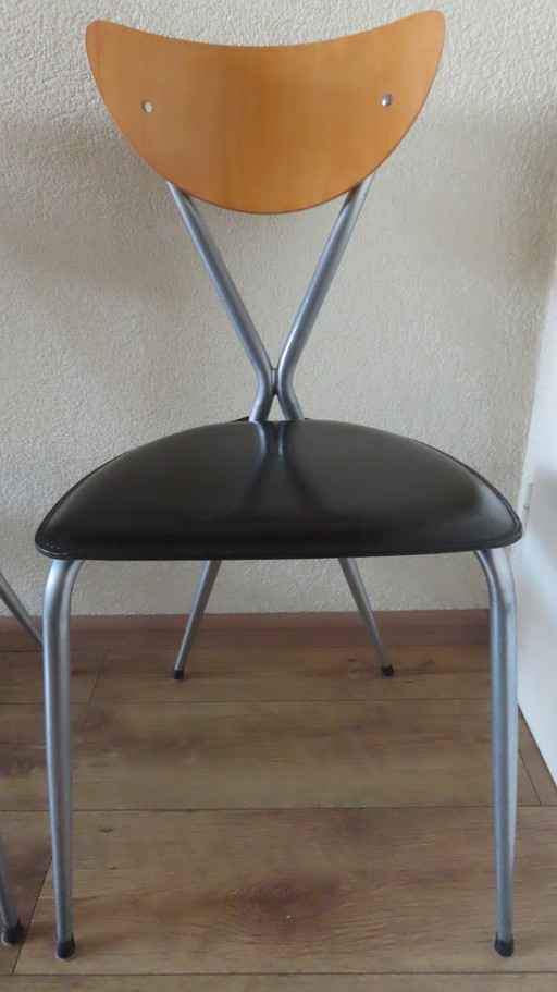 4x Arrben Italy designer chair