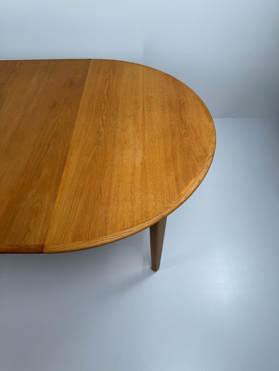 Image 1 of Henning Kjaernulf for Sorø Stolefabrik – Model 62 Extendable Oak Dining Table