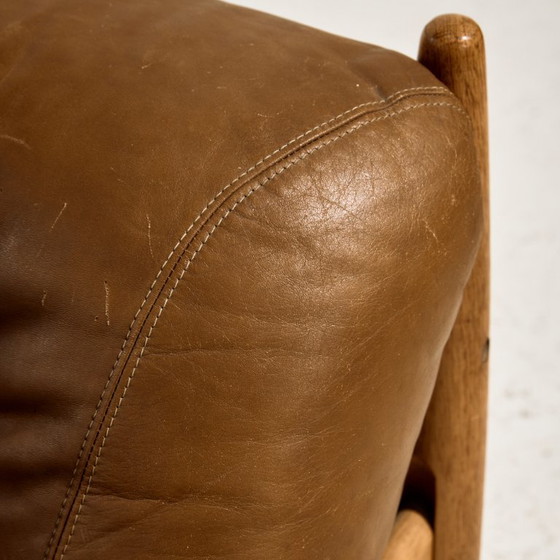 MK11119 Deense Leren Lounge Stoel – Fauteuils, Wood (photo 11 of 18)
