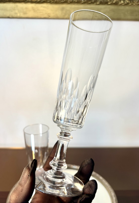 Image 1 of 2 copas de champán Baccarat m. Richelieu 