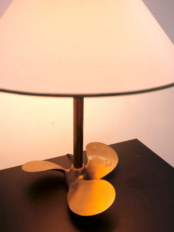 Image 1 of lampada decorativa nautica da mare, ottone massiccio