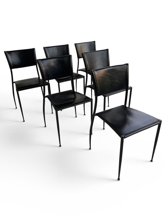 Image 1 of Sillas de cuero con arnés Fasem