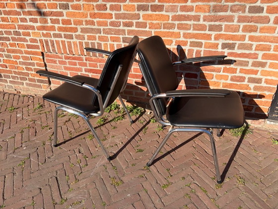 Image 1 of 2 Gispen Fauteuils Gebroeders De Wit Midcentury
