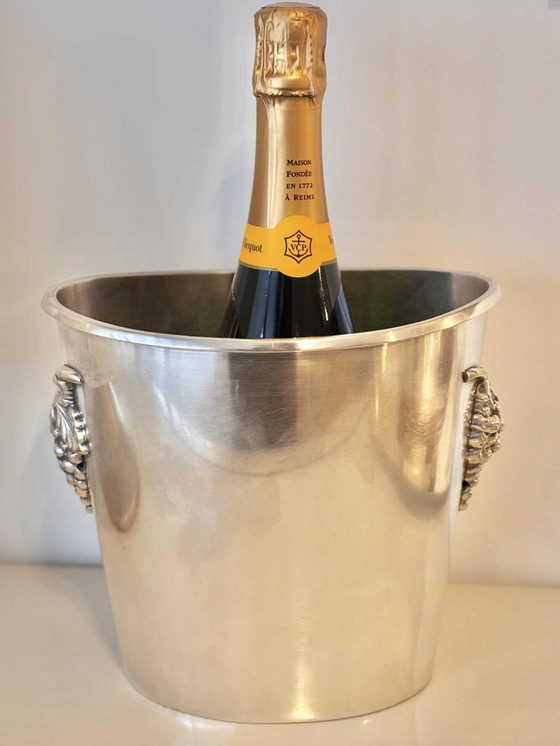 Image 1 of Secchiello per champagne placcato argento vintage: L Ecuyer francese