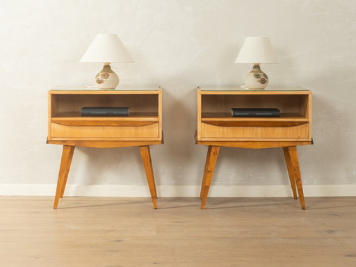 Tables de chevet, Helmut Magg pour WK Möbel, années 1950, Vintage