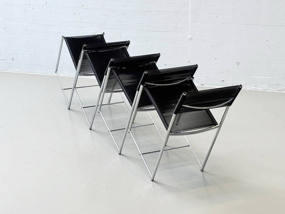 Image 1 of Set of 4 Spaghetti Chair 101 chairs by Giandomenico Belotti Alias