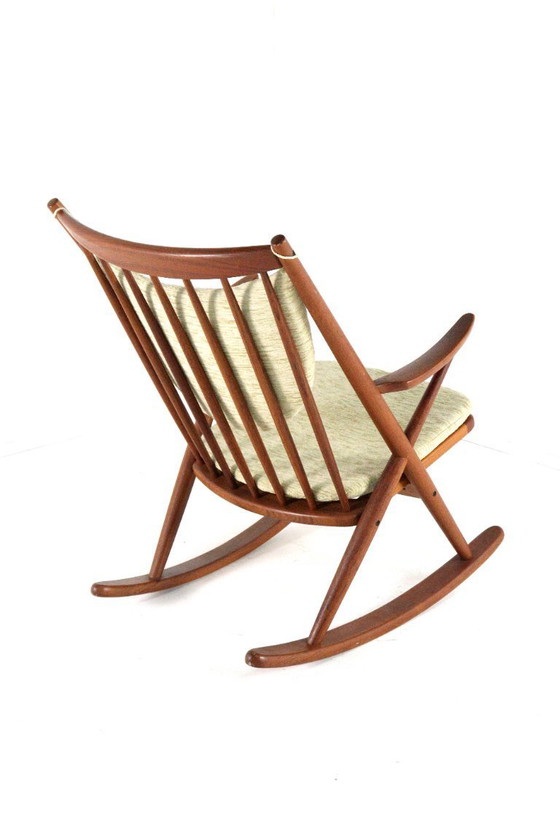 Image 1 of Frank Reenskaug per Bramin sedia a dondolo modello 182 vintage