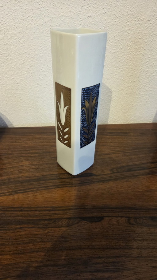 Vintage Heinrich Chiemsee Porzellan Vase – Handbemalt Häckel – Top Zustand!