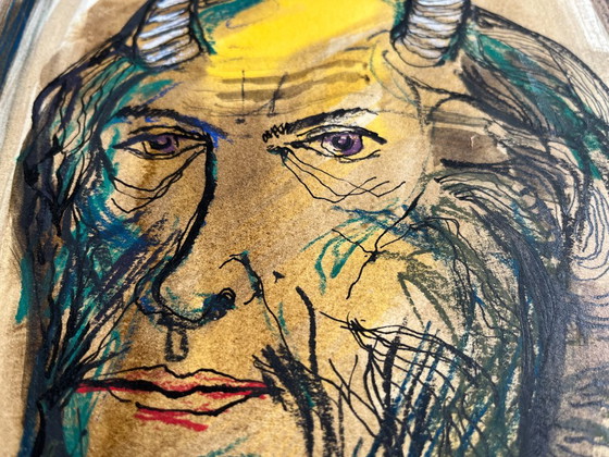 Rudi Pillen - PORTRAIT – Peintures et dessins, Wood (photo 6 of 6)