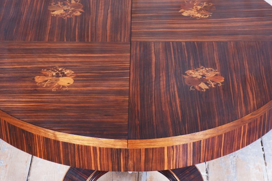 Restored Art Deco Extendable Table, by P. Follot, Ecole Boulle, France, 1920s – Paul Follot, Dining tables (photo 10 of 24)