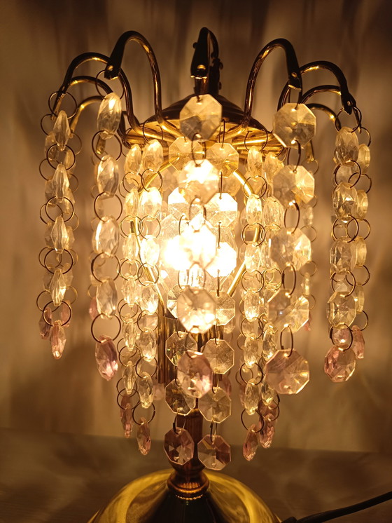 Image 1 of Table Lamp with Pampilles