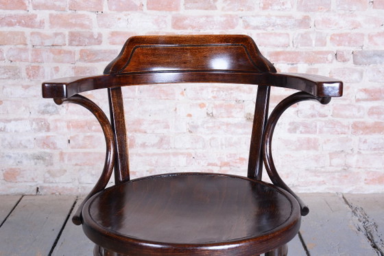 Gerestaureerde art-deco stoel, beukenhout, herleefd Pools, Tsjechisch, jaren 1920 – Fauteuils, Wood (photo 7 of 13)