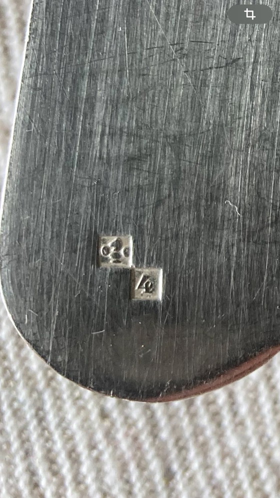 Image 1 of Alfenide dessertdoos, geproduceerd door Christofle.