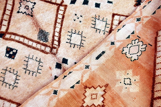 Image 1 of Tappeto marocchino vintage Zemmour - 272 x 173 cm (beige e verde)