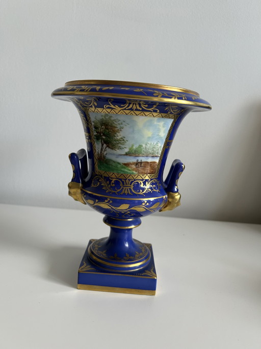 Dresden Carl Thieme Porzellan Potpourri-Vase – Sèvres-Stil 19. Jh.
