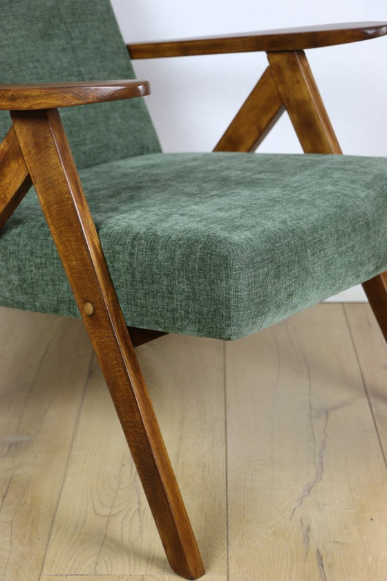 Image 1 of B-310 VAR Sessel olivgrün strukturell - 2 Stück verfügbar