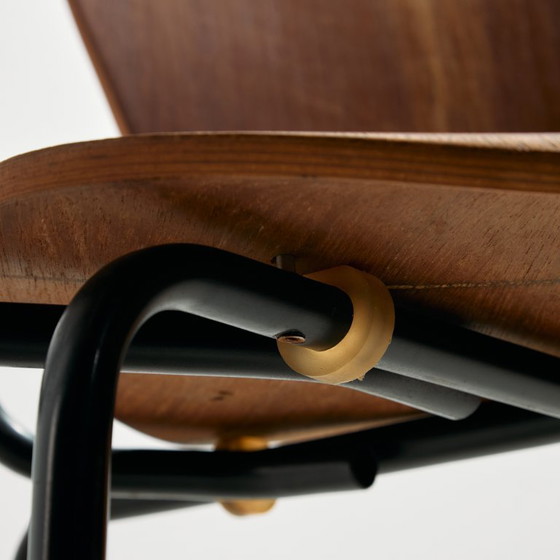 Image 1 of MK11023 Teak chair with writing tablet