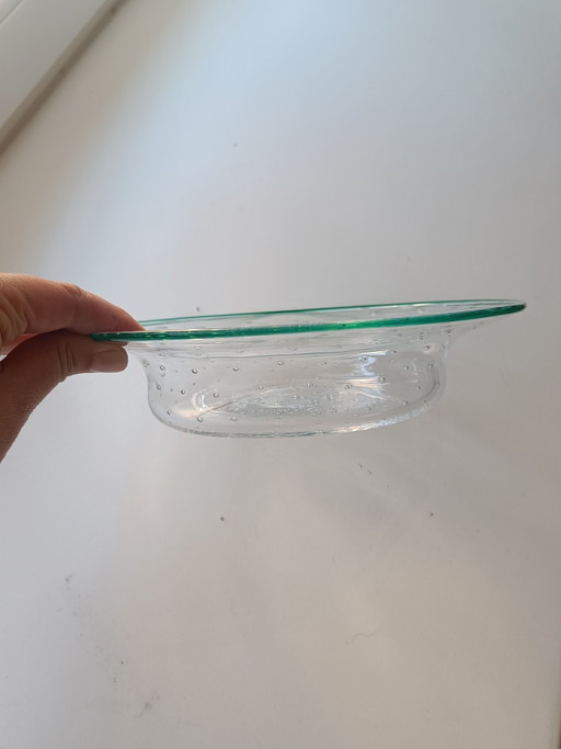 Vintage Sarner Glas Bullicante Bowl, Switzerland, 22 cm – schalen (photo 2 of 7)